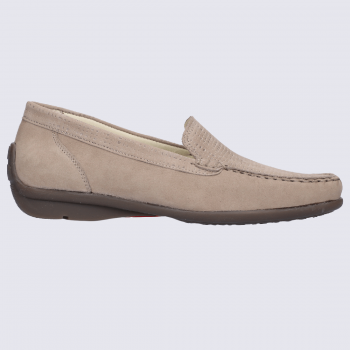 Mocassins Waldlaufer, mocassins chics et confortables femme en cuir beige