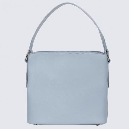 Sac à main Hexagona, sac à main 1 poignée femme bleu pastel