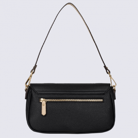 Sac baguette Hexagona, sac baguette casual femme noir et beige Sac baguette Hexagona, sac baguette casual femme noir et beige