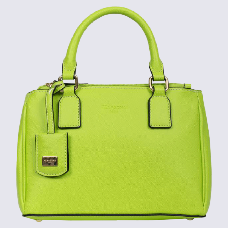Sac à main top vert pomme