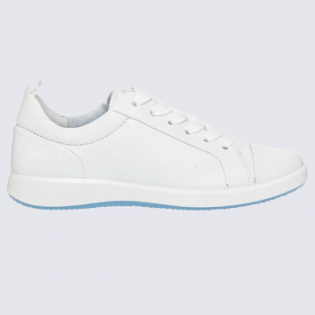 Baskets Ara, baskets Roma pour femme en cuir blanc