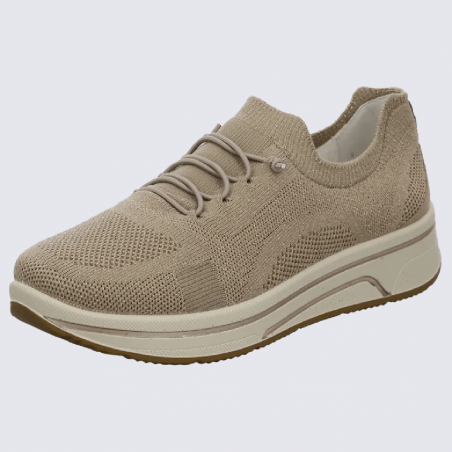 Baskets Ara, baskets tendances et confortables femme beige sable