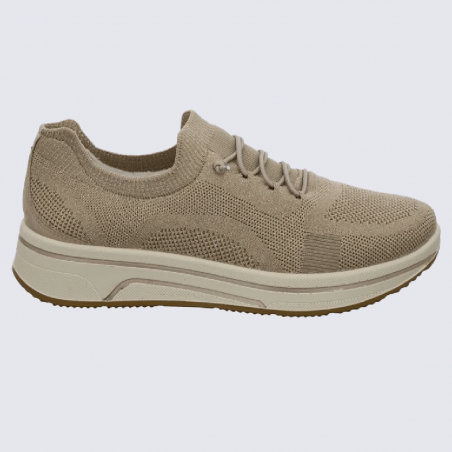 Baskets Ara, baskets tendances et confortables femme beige sable