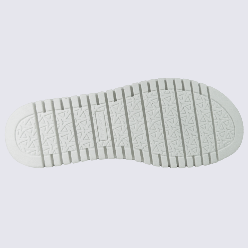 Sandales Waldlaufer, mules tendances métallisées femme en cuir violet lavande