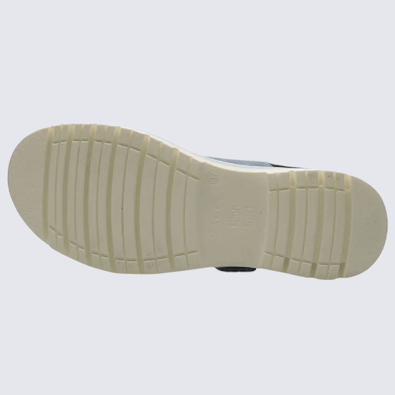 Sandales Ara, sandales Malaga légère femme en cuir bleu