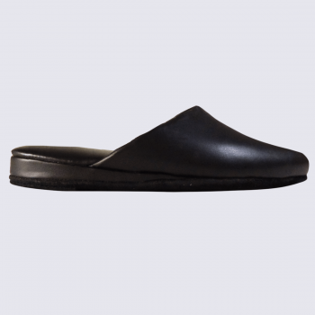 Mules D'intérieur Matelassées Vernies Heller Pour Femme – Talon Compensé 5 Cm, Doublure Cuir, Confort Chic à La Maison !