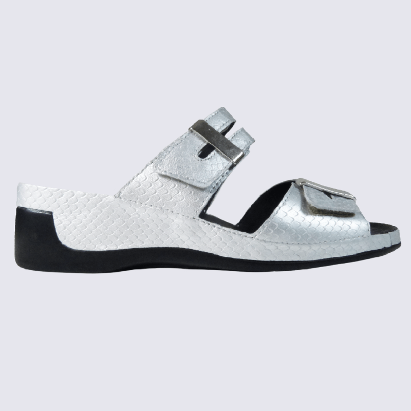 Sandales Vital Pour Femme | Doublure Intérieure Cuir Véritable | Semelle Massage Picots | Taille Confortable - 12