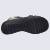 Nu-pieds Westland by Josef Seibel, nu-pieds femme à 2 brides velcro en cuir vert menthe Nu-pieds Westland by Josef Seibel, nu-pieds femme à 2 brides velcro en cuir vert menthe