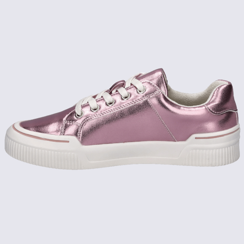 Baskets Westland by Josef Seibel, baskets tendances femme motif rose metallic