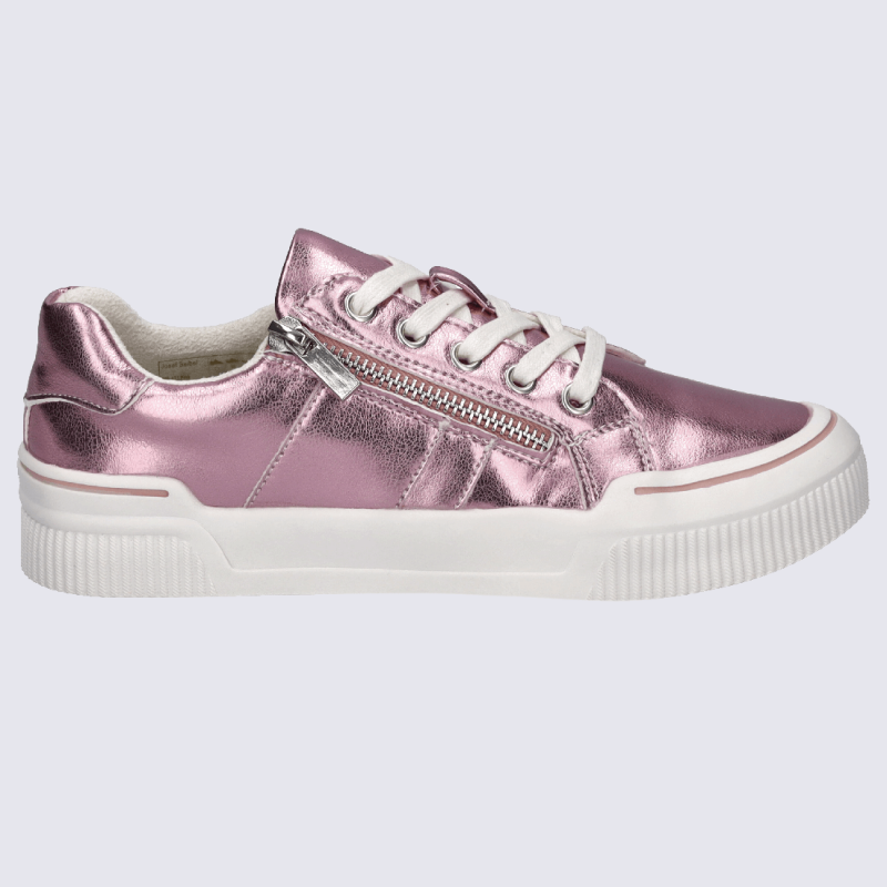 Baskets Westland by Josef Seibel, baskets tendances femme motif rose metallic