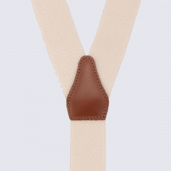 Bretelles Bernd Götz, bretelles confortables et élastiques beige