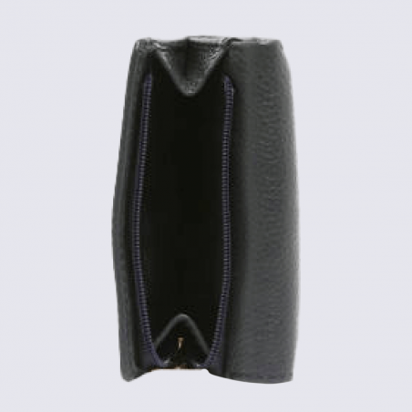 Petit porte-monnaie Etrier, porte-monnaie tradition femme en cuir bleu marine Petit porte-monnaie Etrier, porte-monnaie tradition femme en cuir bleu marine