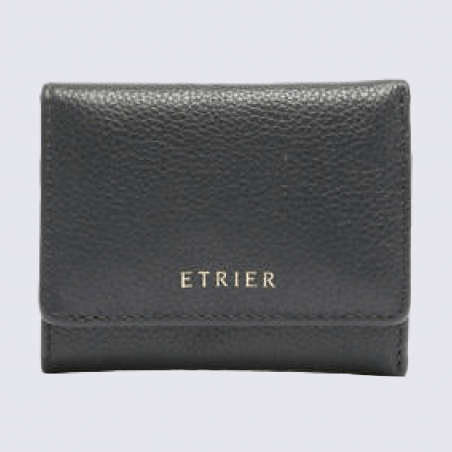 Petit porte-monnaie Etrier, porte-monnaie tradition femme en cuir bleu marine Petit porte-monnaie Etrier, porte-monnaie tradition femme en cuir bleu marine
