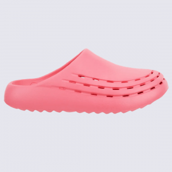 Mules Ecco, mules unisexes Cozmo Slide perforées corail
