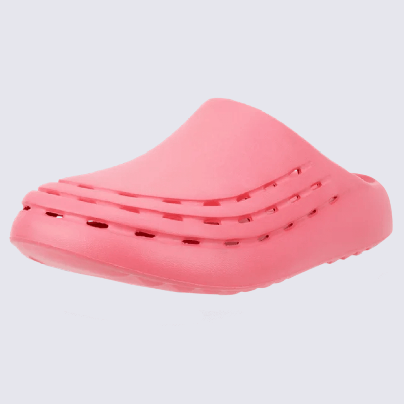 Mules Ecco, mules unisexes Cozmo Slide perforées corail