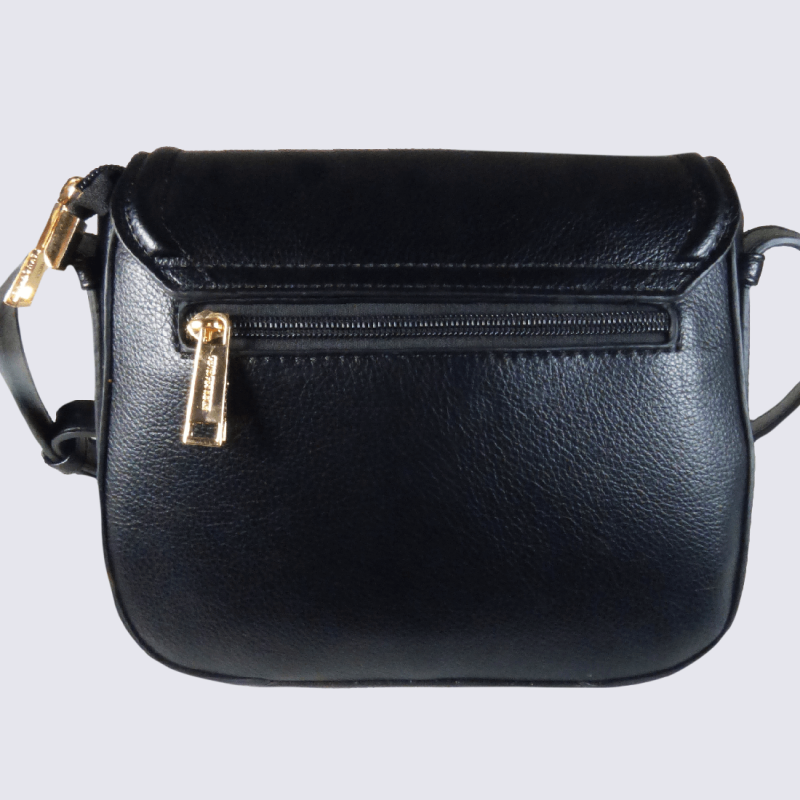 Sac à bandoulière Georges Rech, sac à bandoulière femme noir