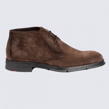 Chaussures à Lacets Homme LLOYD Leonard - Cuir Lisse, Semelle Caoutchouc, Talon 2 Cm - Élégantes Et Confortables Pour Bureau Et Loisirs