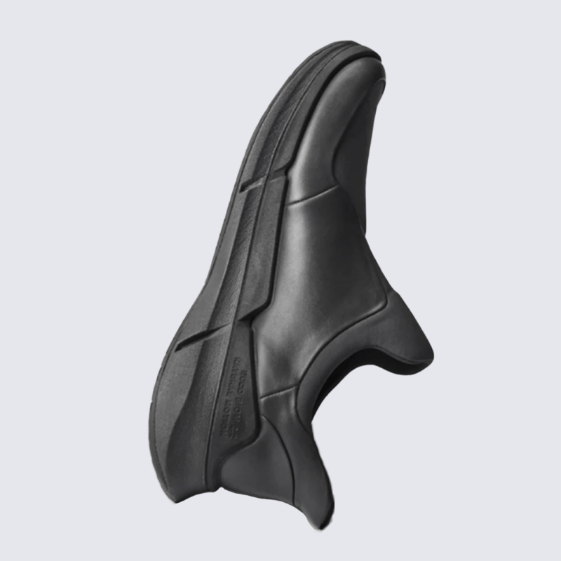 baskets ECCO, baskets sportives et streetwear homme en cuir Yak noir