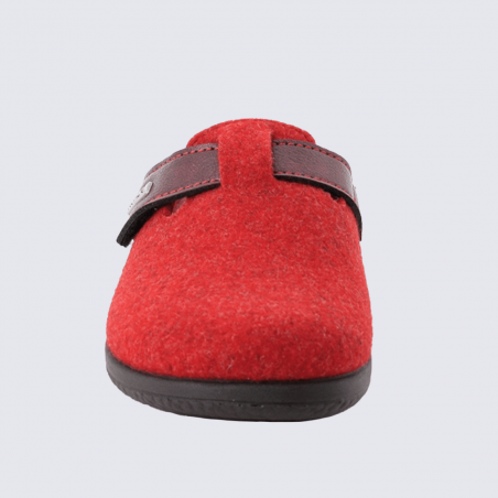 Mules Rohde, mules douillette et agréable à porter femme en textile rouge Mules Rohde, mules douillette et agréable à porter femme en textile rouge