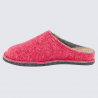Mules Rohde, mules confortable et chaude femme en laine et feutre rouge