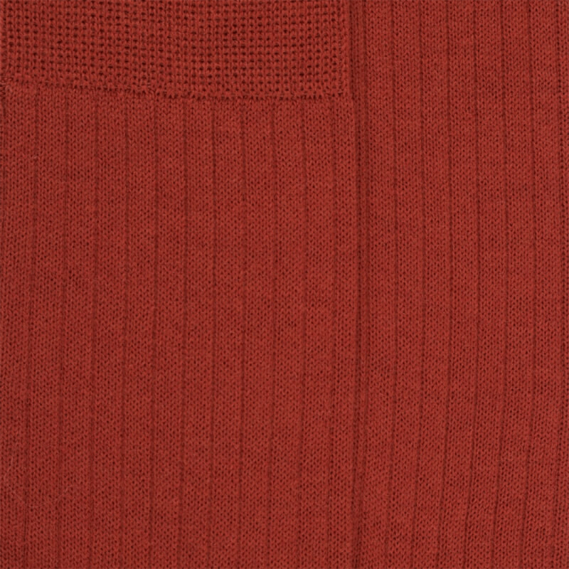 Chaussettes Doré Doré, chaussettes chaudes en laine homme rouge