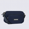 Sac à bandoulière Hexagona, sac à bandoulière léger et pratique femme en nylon bleu nuit Sac à bandoulière Hexagona, sac à bandoulière léger et pratique femme en nylon bleu nuit