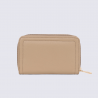 Portefeuille Hexagona, portefeuille, Stop RFID, en cuir de vachette femme biscuit Portefeuille Hexagona, portefeuille, Stop RFID, en cuir de vachette femme biscuit