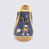 Baskets Bellamy, baskets à lacets et zip bi-textures pour garçons motif robot en textile marine Baskets Bellamy, baskets à lacets et zip bi-textures pour garçons motif robot en textile marine