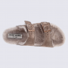 Sandales Westland by Josef Seibel, sandales confort et chaude femme en textile taupe Sandales Westland by Josef Seibel, sandales confort et chaude femme en textile taupe