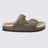 Sandales Westland by Josef Seibel, sandales confort et chaude femme en textile taupe Sandales Westland by Josef Seibel, sandales confort et chaude femme en textile taupe