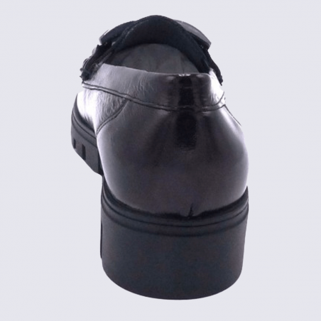 Mocassins Waldlaufer, mocassins modernes et confortables pour femme en cuir noir Mocassins Waldlaufer, mocassins modernes et confortables pour femme en cuir noir