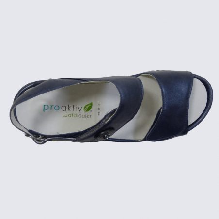 Sandales Waldlaufer, sandales confortables femme en cuir jeans perlé Sandales Waldlaufer, sandales confortables femme en cuir jeans perlé