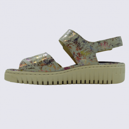 Sandales Waldlaufer, sandales confortables et cool femme en cuir multicolore Sandales Waldlaufer, sandales confortables et cool femme en cuir multicolore
