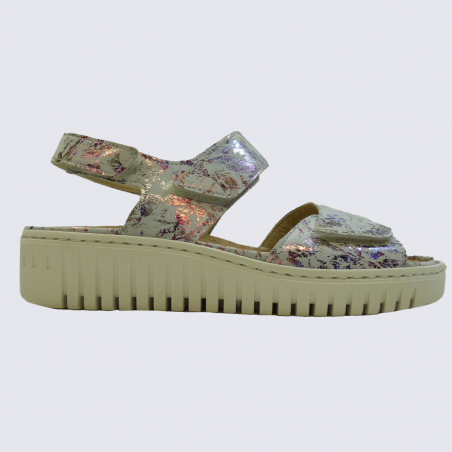 Sandales Waldlaufer, sandales confortables et cool femme en cuir multicolore Sandales Waldlaufer, sandales confortables et cool femme en cuir multicolore