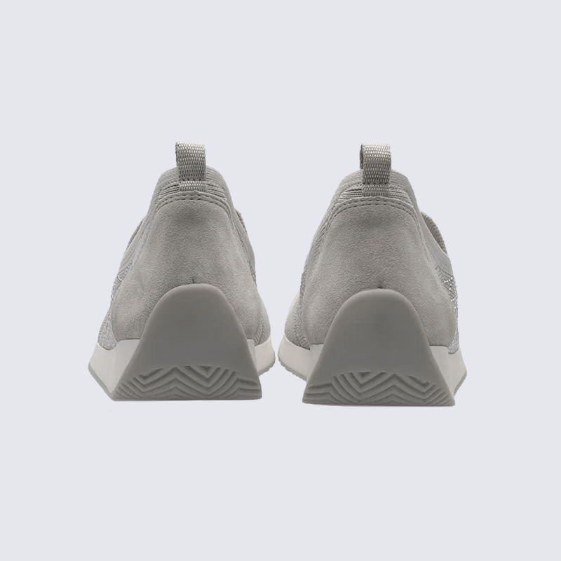 Mocassins Ara, mocassins élégants et confortables femme en textile argent