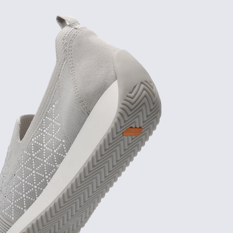 Mocassins Ara, mocassins élégants et confortables femme en textile argent