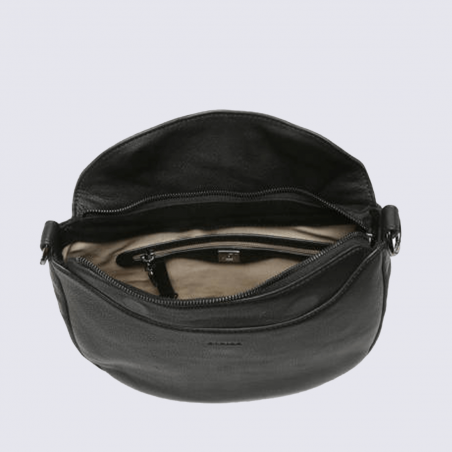 Sac porté épaule Etrier, Sac porté épaule ligne manege femme en cuir noir Sac porté épaule Etrier, Sac porté épaule ligne manege femme en cuir noir