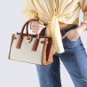 Sac à main Etrier, sac à main élégant petit et pratique femme en cuir camel Sac à main Etrier, sac à main élégant petit et pratique femme en cuir camel