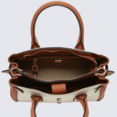 Sac à main Etrier, sac à main élégant petit et pratique femme en cuir camel Sac à main Etrier, sac à main élégant petit et pratique femme en cuir camel