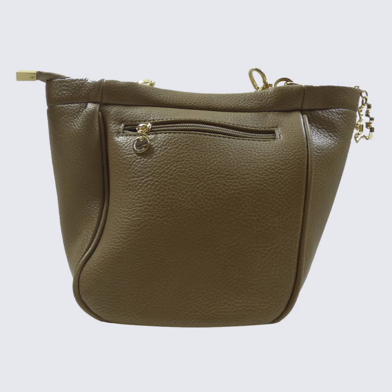 Sac à main Lulu Castagnette, sac à main wandrille femme taupe