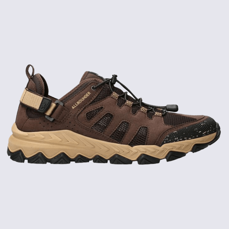 Baskets Allrounder, baskets sportives de marche homme marron foncé