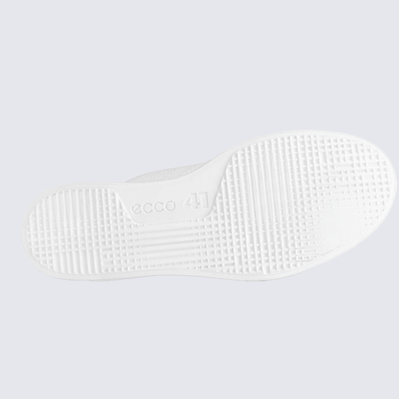 Baskets ECCO, basket Élégante et chic homme en cuir blanc