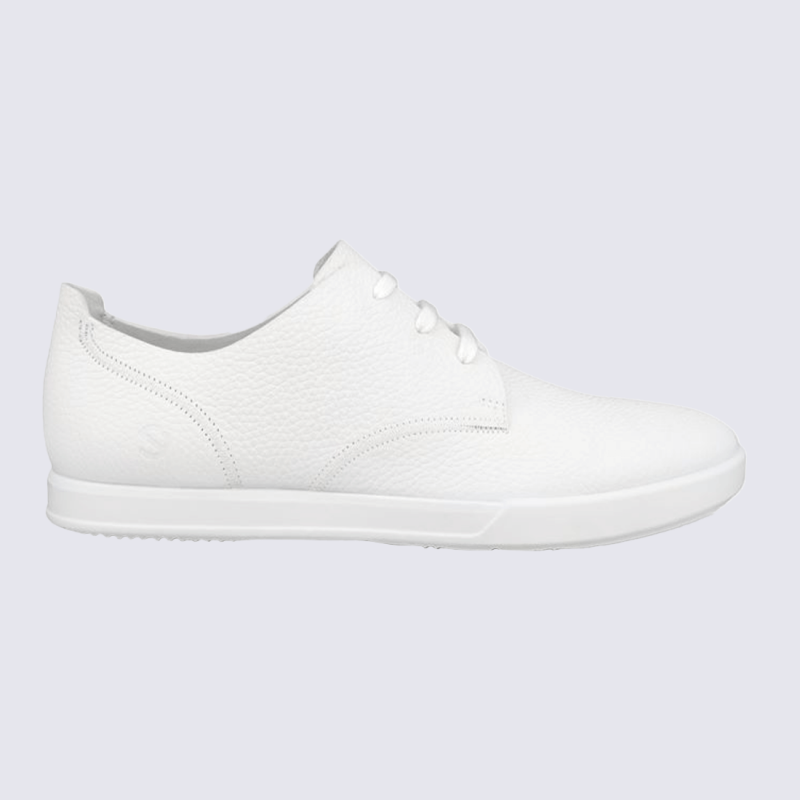 Baskets ECCO, basket sobres et chic homme en cuir blanc