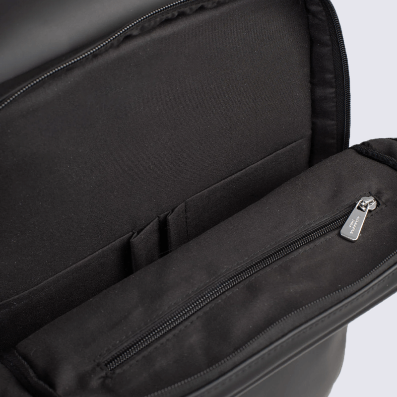 Sac à dos Hexagona, Sac à dos Élégant & Fonctionnel mixte en textile Noir