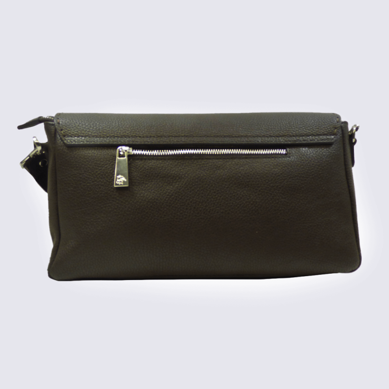 Sac Charlotte, Sac classe et chic femme en cuir marron