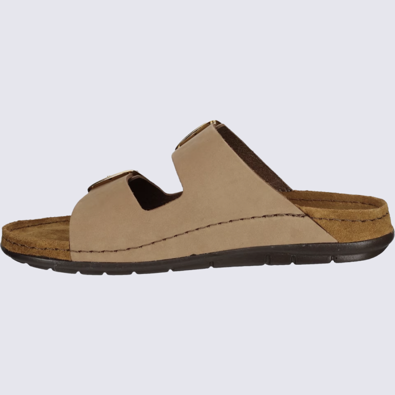 Mules Rohde, mules à boucle tendance et pratique femme nature