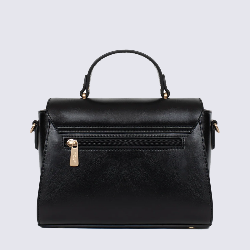 Sac porté main Hexagona, Sac porté main Élégant et fonctionnel femme noir