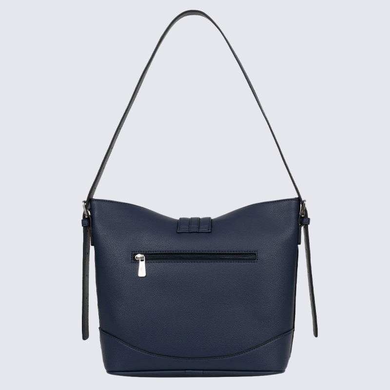 Besace Hexagona, Besace chic et pratique femme en textile marine