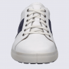Baskets Josef Seibel, Baskets moderne cuir nubuck homme en blanc et bleu marine Baskets Josef Seibel, Baskets moderne cuir nubuck homme en blanc et bleu marine