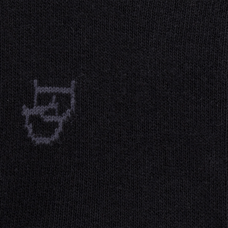 Chaussettes Doré Doré, chaussettes confort femme en coton Egyptien noir